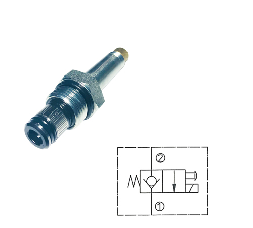 XYV-080-220s 二位二通单向附手动截止阀（常闭锥阀型）
